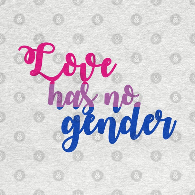 Love Has No Gender Bi Flag by Love Freely Clothing Company